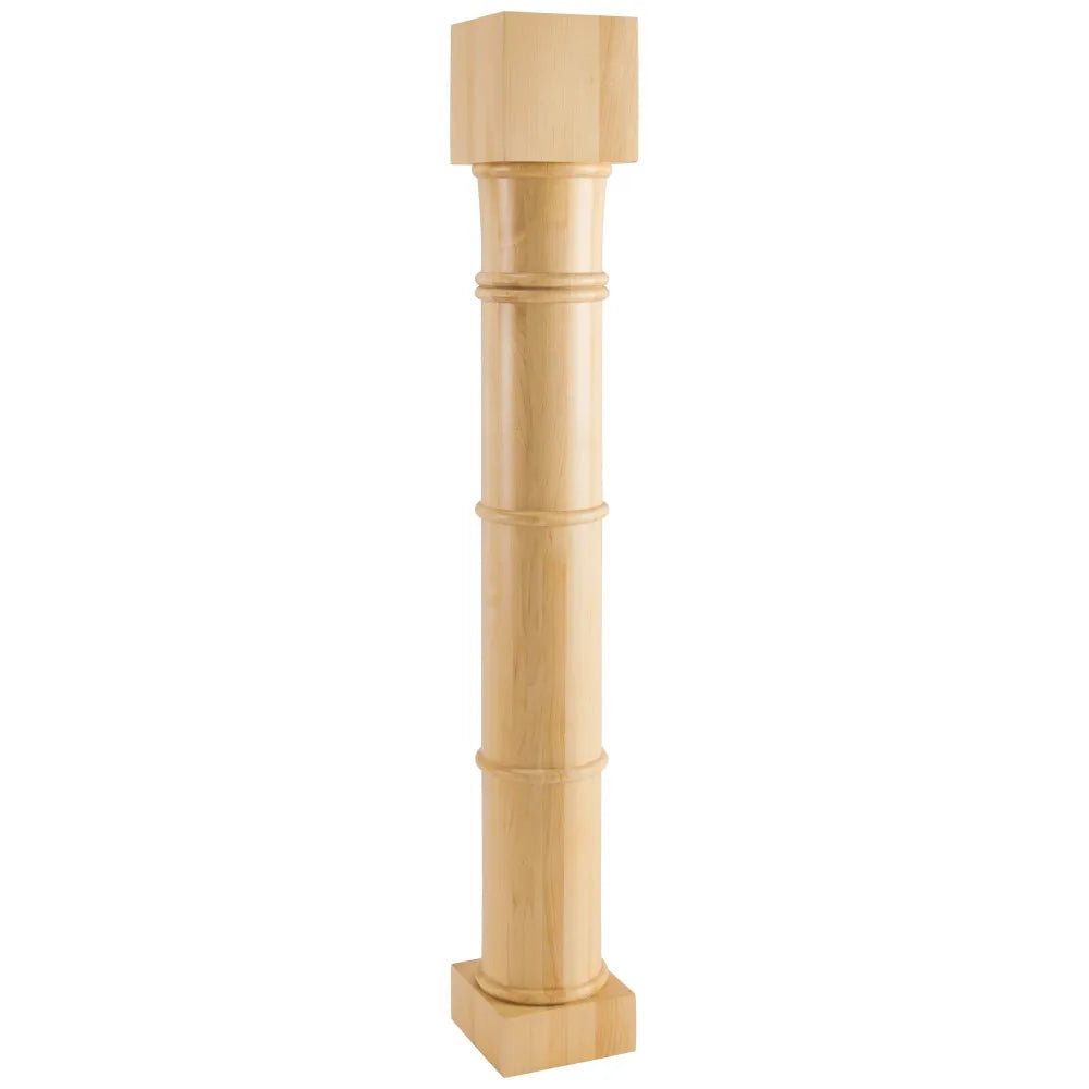 Bamboo Post in Alder 5" W x 5" D x 35-1/2" H P75-5-ALD - Northside Material Brokers