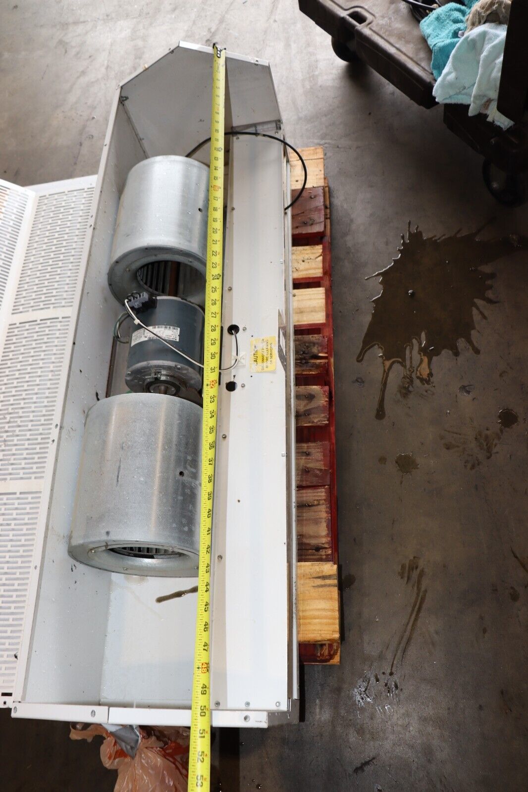 Berner SHC07-1048AA, High Performance 7 Series Air Curtain, 48 Inches Wide, USED - Northside Material Brokers