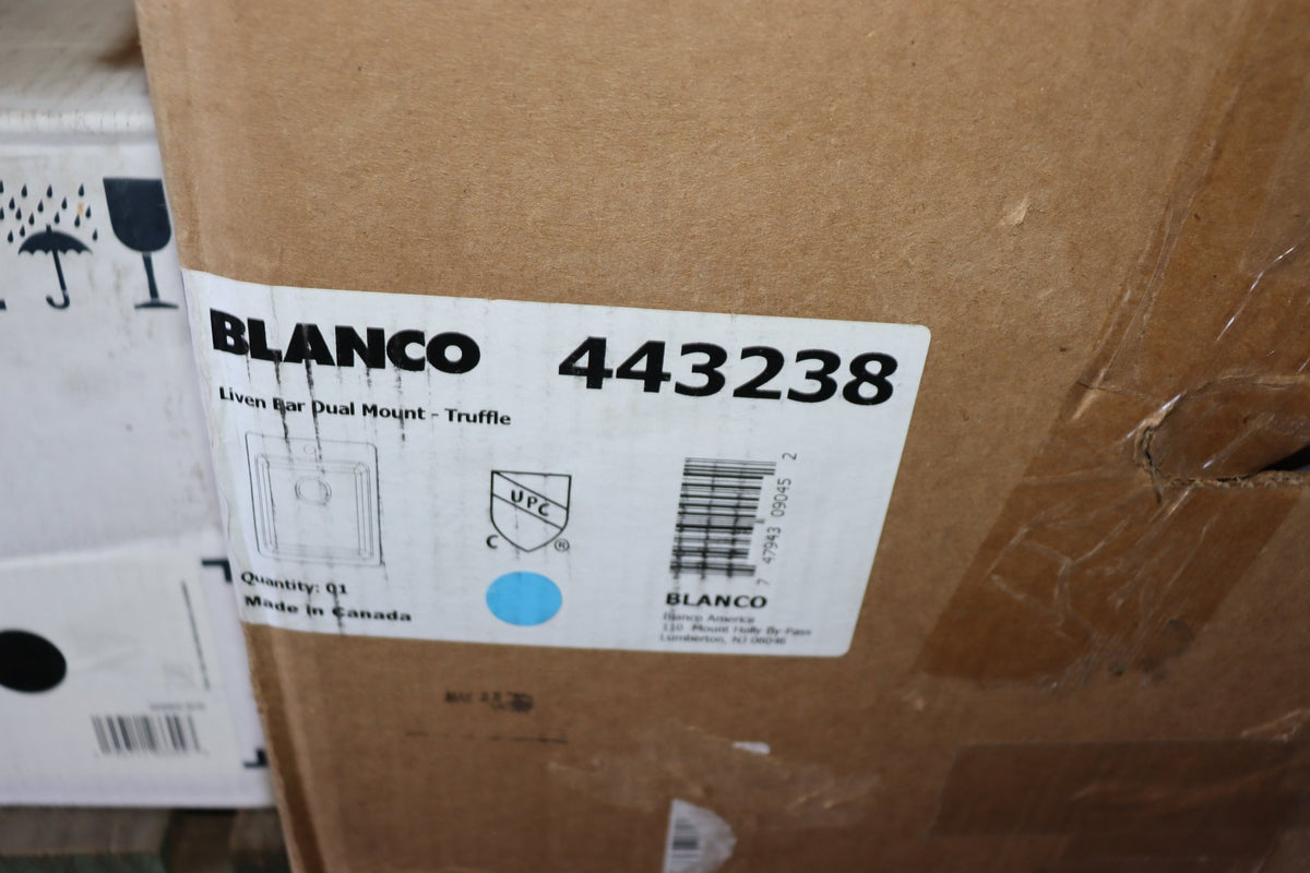 Blanco Liven 21" Dual Mount Single Basin SILGRANIT Kitchen Sink, 443238 - Northside Material Brokers