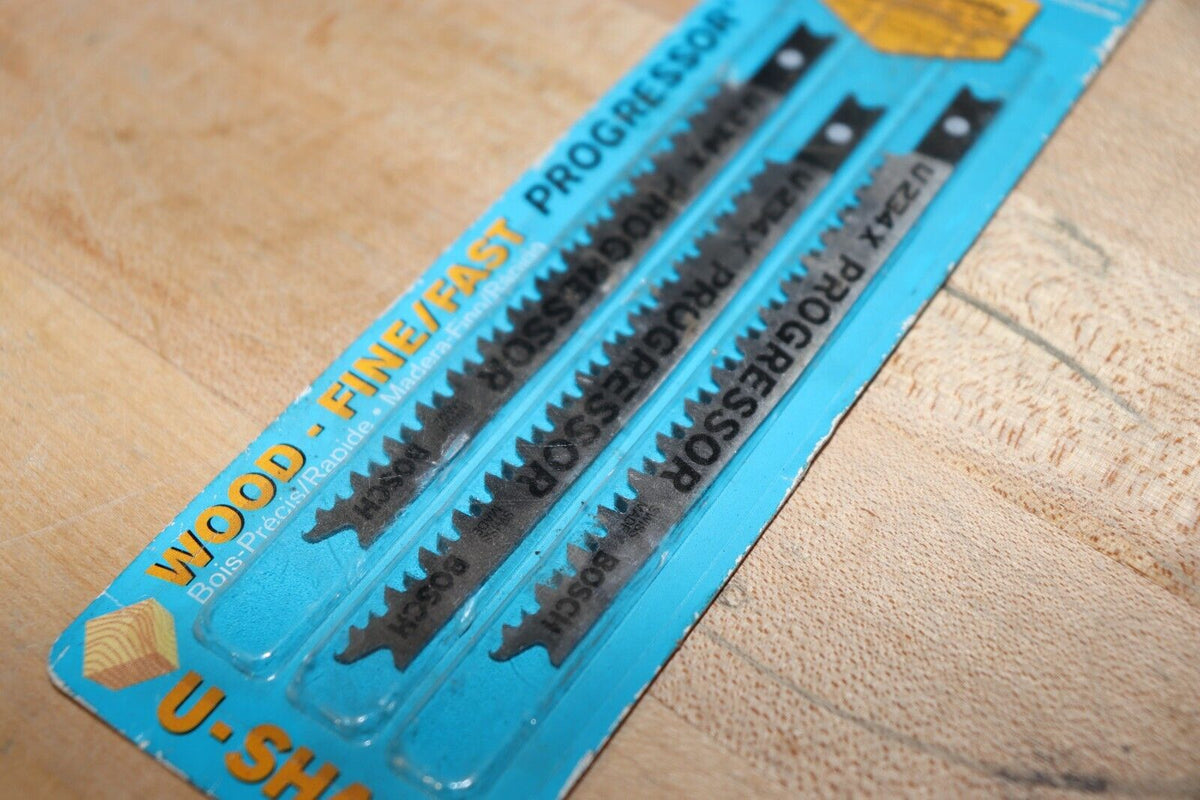 Bosch U234X3 4-1/4" x 8-12 TPI Progressor For Wood U-Shank Jig Saw Blades 3 Pack - Northside Material Brokers