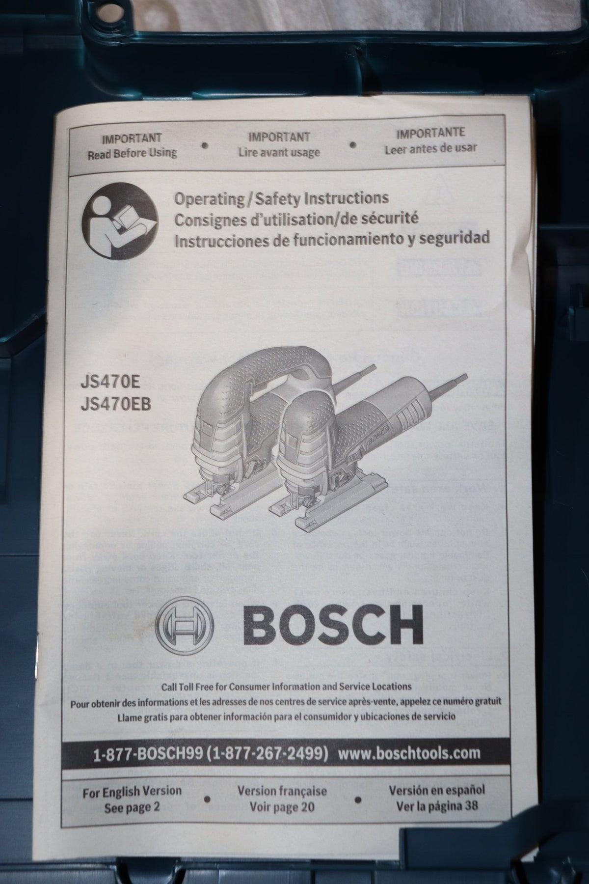 Bosch Variable Speed 7.0 Amp Top-Handle Jig Saw, w/ Hard Case - Northside Material Brokers