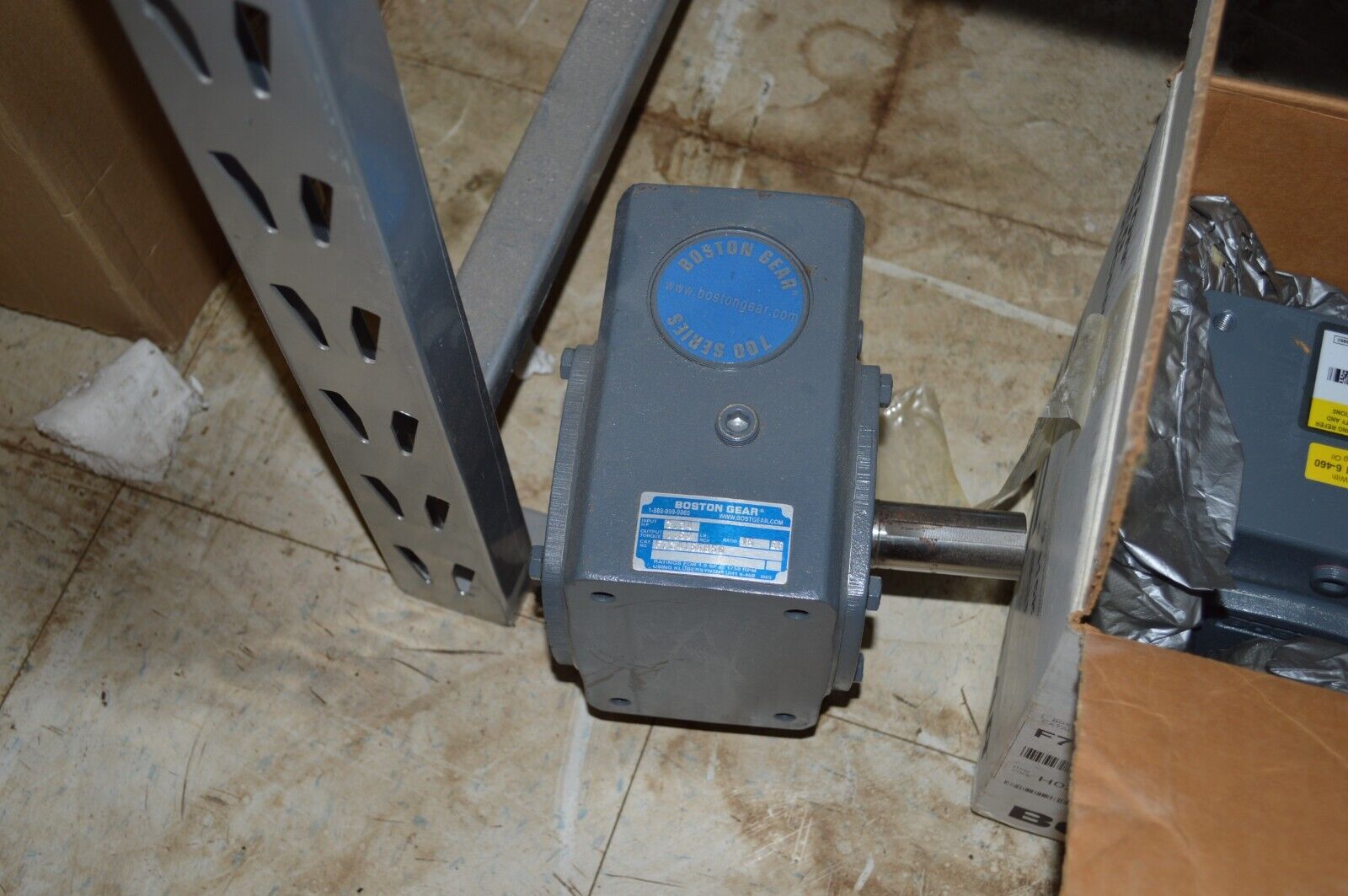 Boston Gear 1-3/4 Centerline Distance, 60:1, 29 RPM Output, F72415kb5g - Northside Material Brokers