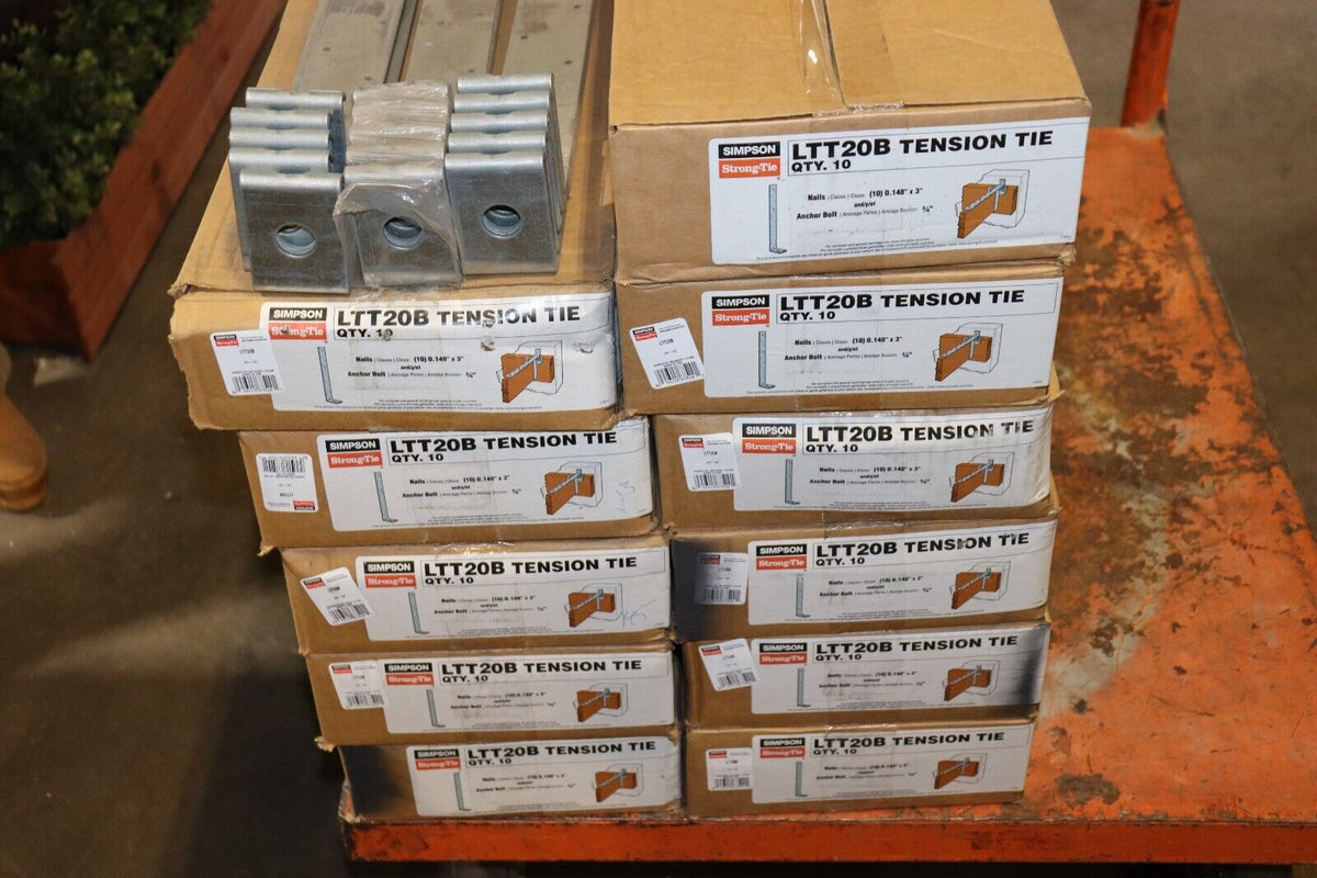 Box of 10 - Simpson Strong Tie LTT20B Light Tension Tie - Northside Material Brokers