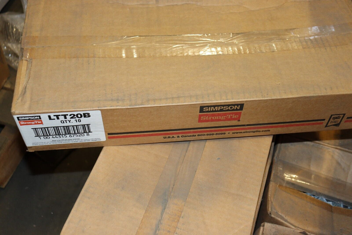 Box of 10 - Simpson Strong Tie LTT20B Light Tension Tie - Northside Material Brokers