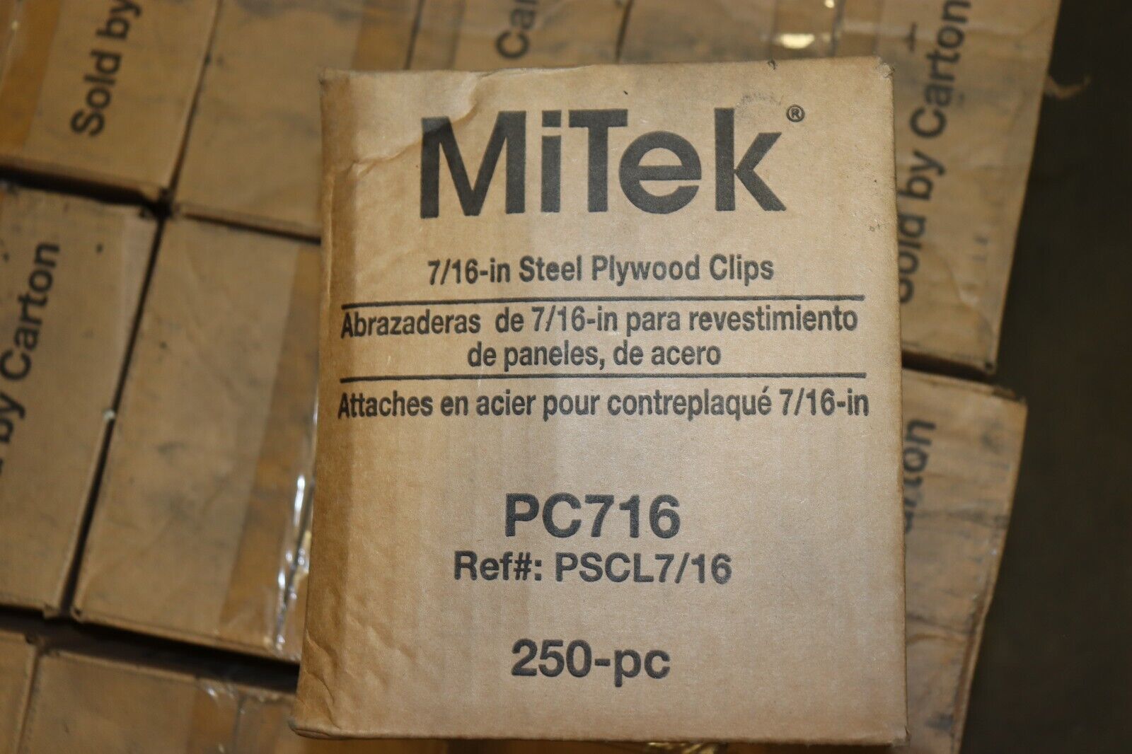 BOX OF 250 - MiTek PC716 Steel Plywood Clips 7/16" - Northside Material Brokers