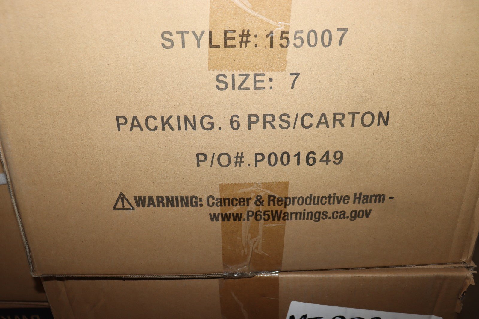 BOX OF 6 PAIR - DuraWear 1550 Plain Toe PVC Boots, 16" Tall, Size 7 - Northside Material Brokers