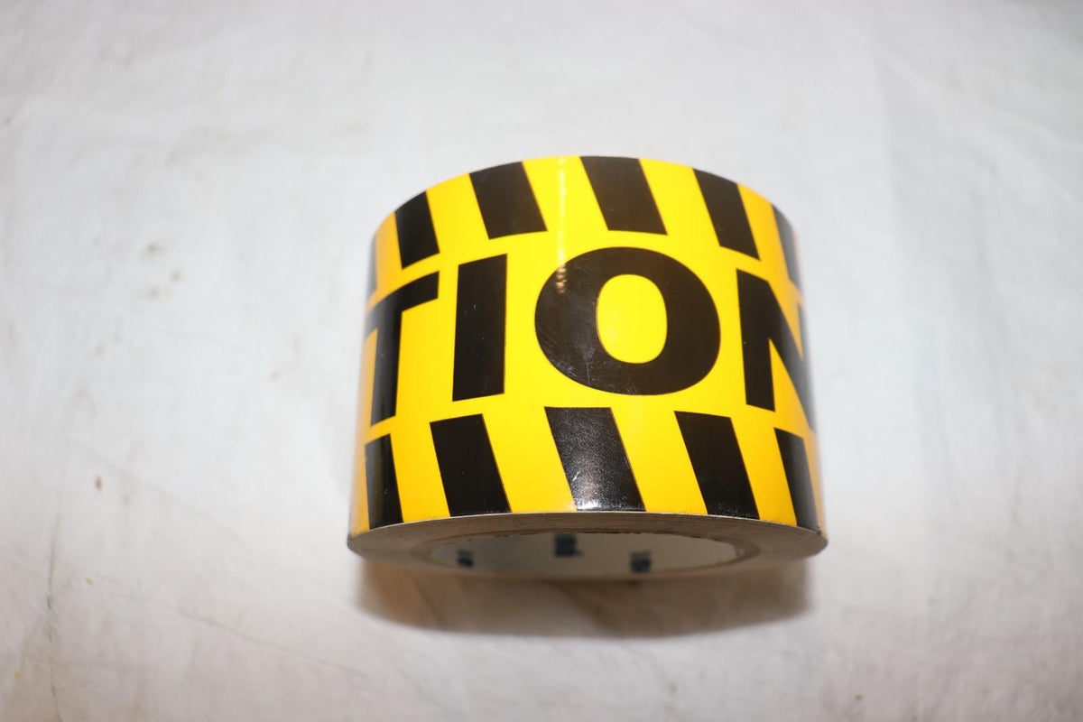 BRADY 58255 Caution Marking Tape, Roll, 3In W, 60 ft. L, (D46J) - Northside Material Brokers