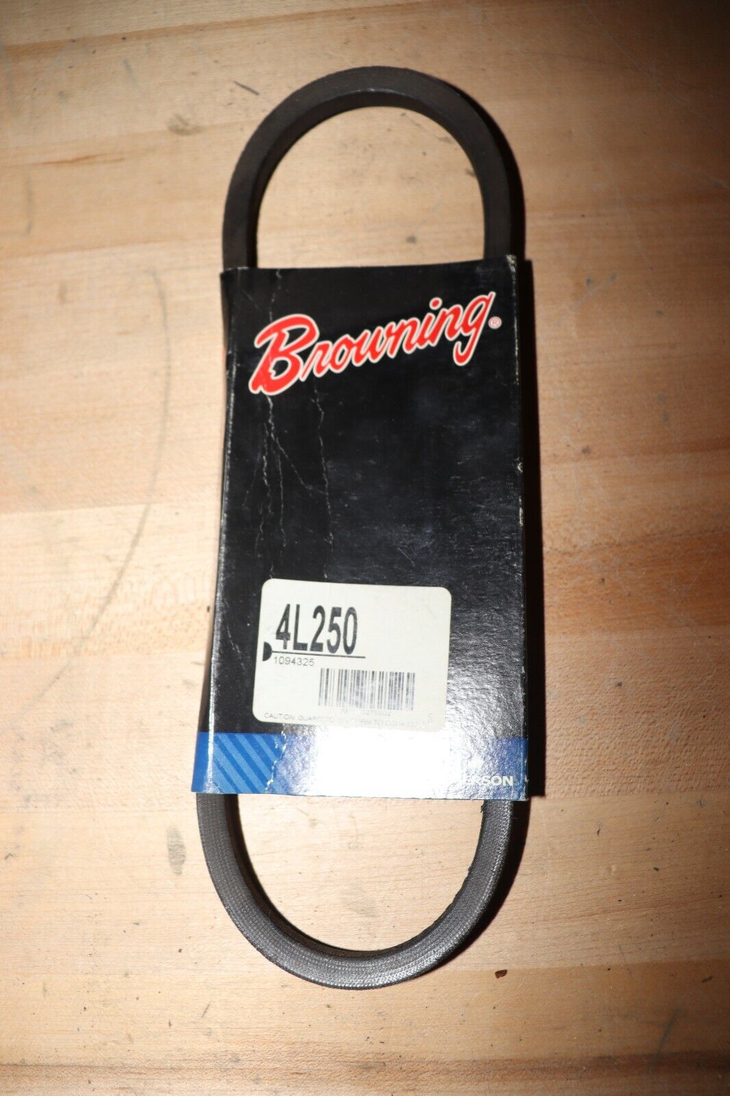 Browning Cogged V-Belt: 4L250, 25 in Outside Lg, 1/2 in Top Wd, 5/16 in Thick - Northside Material Brokers