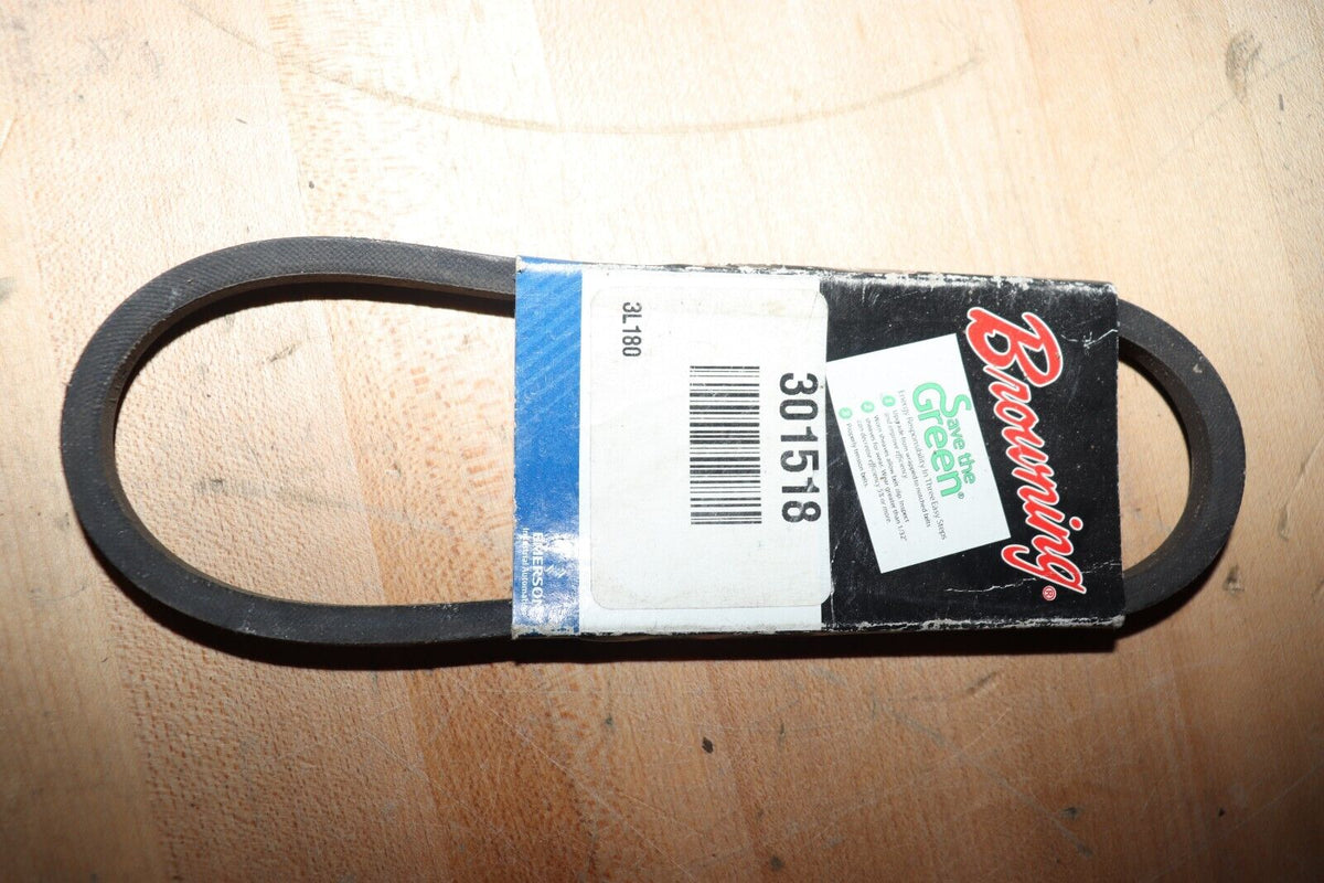 Browning V-Belt: 18 in Outside Lg, 3/8 in Top Wd, 7/32 in Thick, 3L180 - Northside Material Brokers