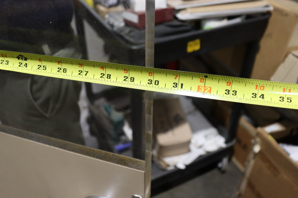 Bullet Resistant Half View Door w/ Hinge, 83.5" Tall, 29-3/4" Wide - Northside Material Brokers