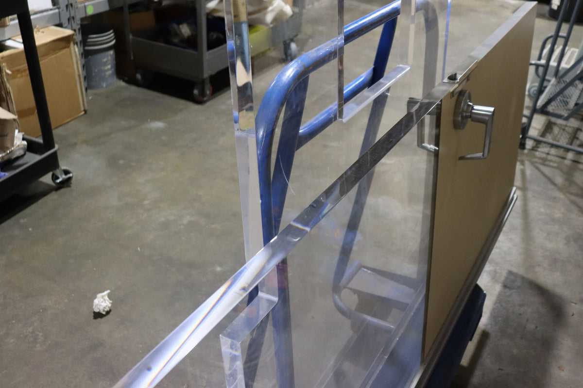 Bullet Resistant Half View Door w/ Hinge, 83.5" Tall, 29-3/4" Wide - Northside Material Brokers