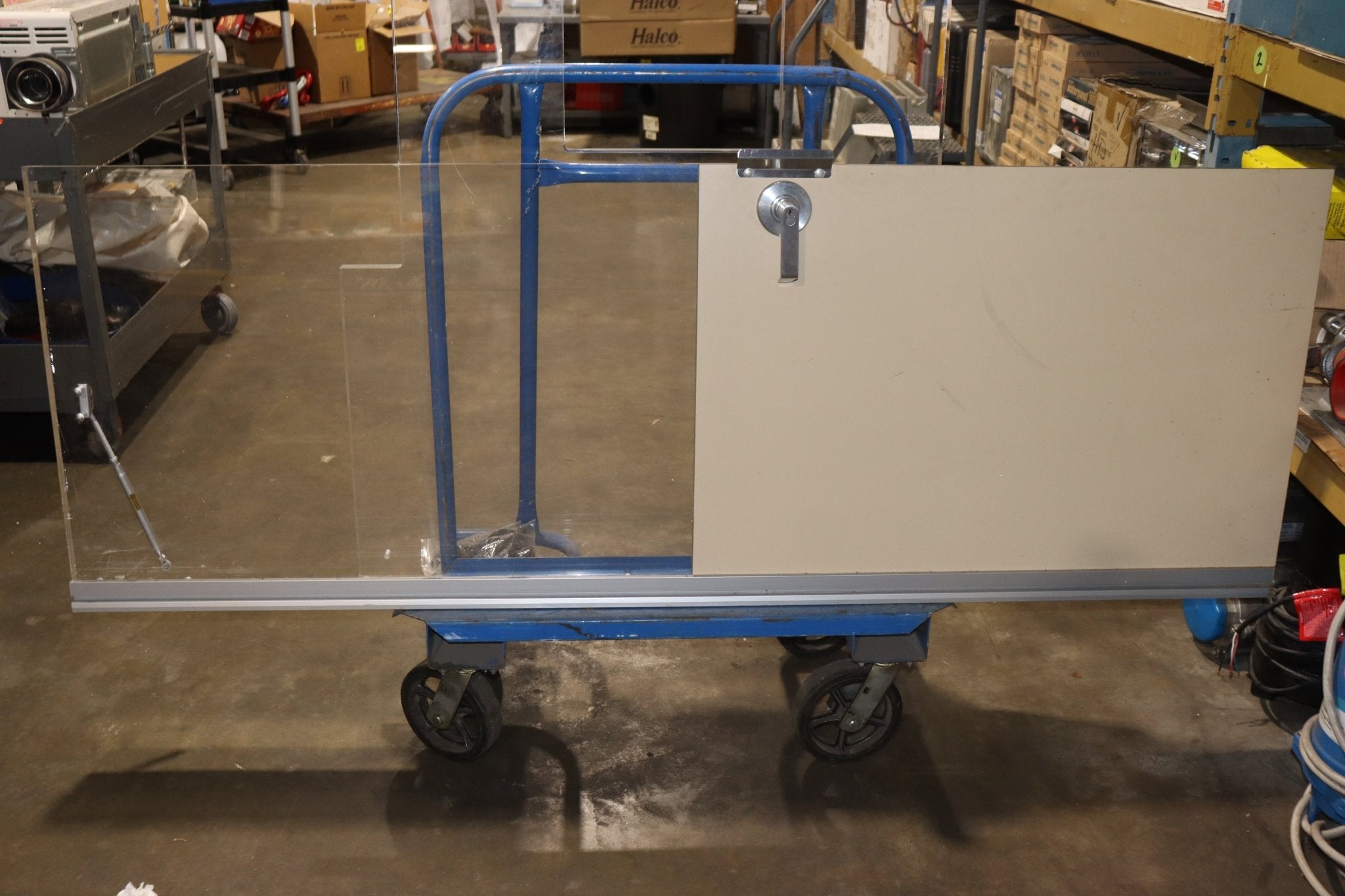 Bullet Resistant Half View Door w/ Hinge, 83.5" Tall, 29-3/4" Wide - Northside Material Brokers