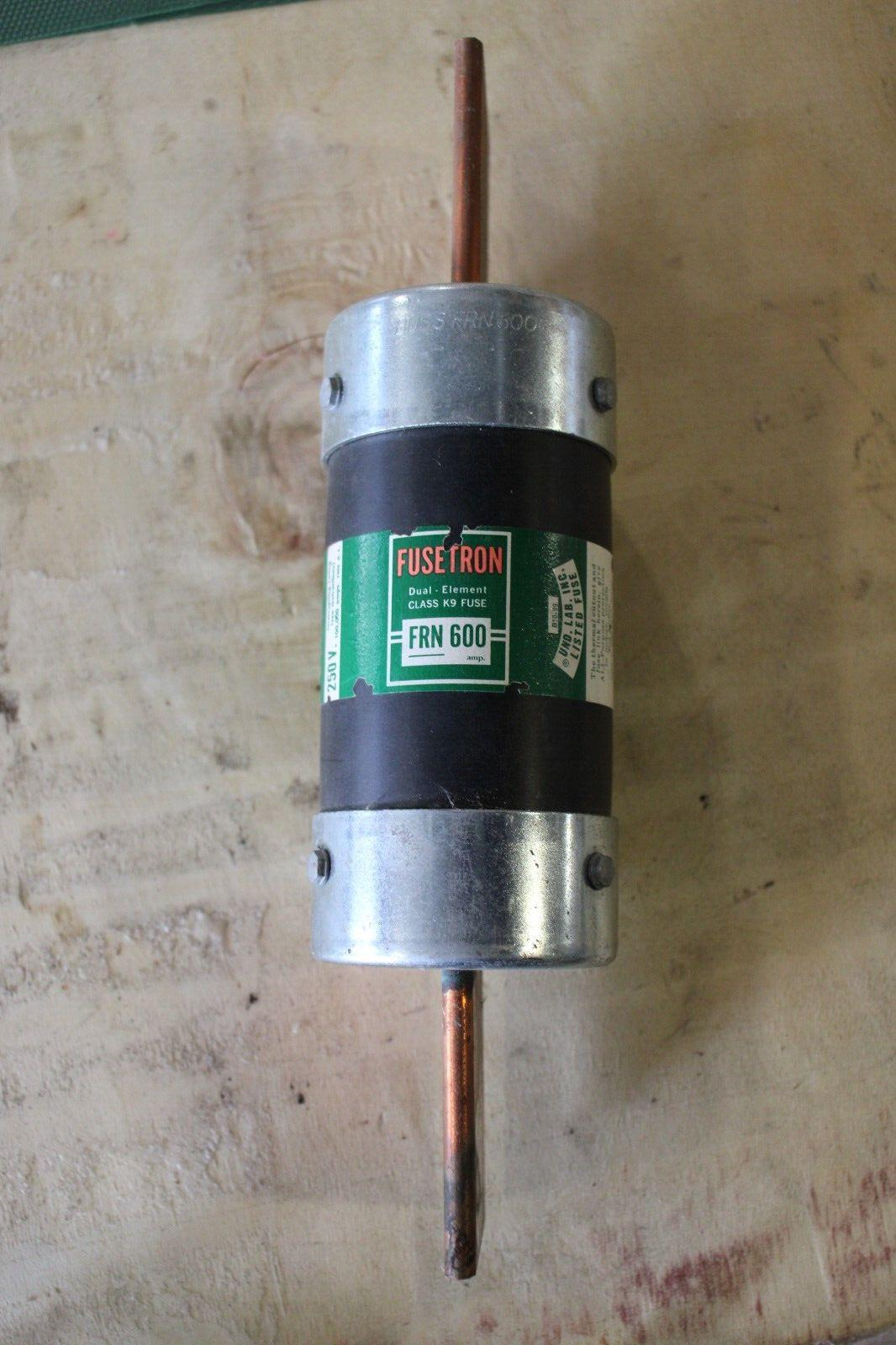 BUSSMAN FUSETRON FRN 600 600 AMP 250 VOLT DUAL ELEMENT TIME DELAY FUSE - Northside Material Brokers