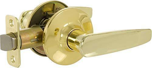Callan 501T-AH Asheville Passage Door Lever Set, Polished Brass - Northside Material Brokers