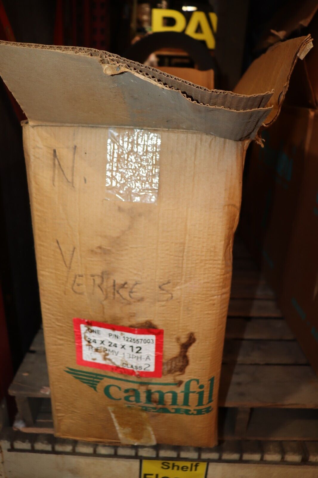Camfil 122557003 Filter, 24x24x12, R-F PMV 13PH-A, Riga-Flo - NEW OLD STOCK - Northside Material Brokers