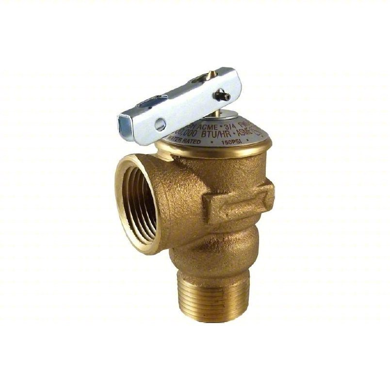 Cash Acme Automatic Reseating Pressure-Only Relief Valve, 3/4", FWL-2 - Northside Material Brokers