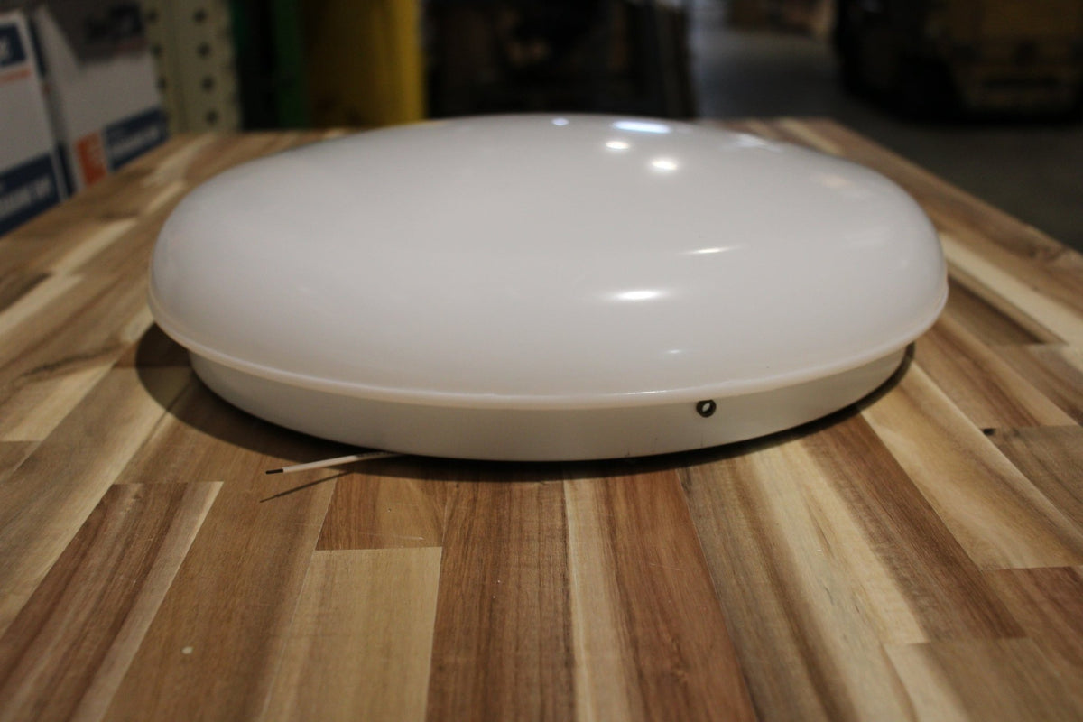 Ceiling and Wall Light Fixture, Energy Efficient Fluorescent Drum Light - Northside Material Brokers
