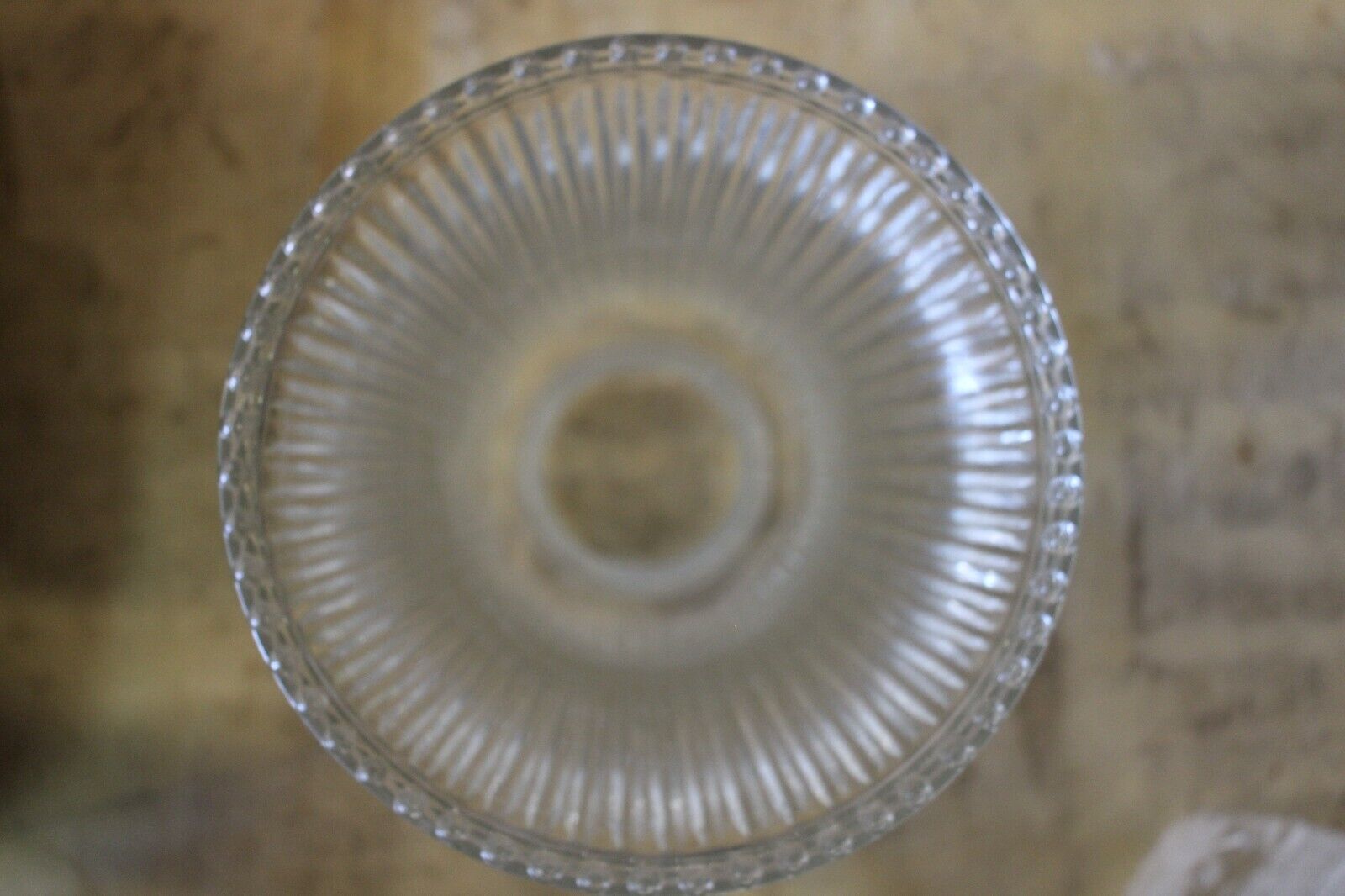 CEILING FAN LIGHT FLUTED GLASS GLOBES / SHADES BOX OF 4 - Northside Material Brokers