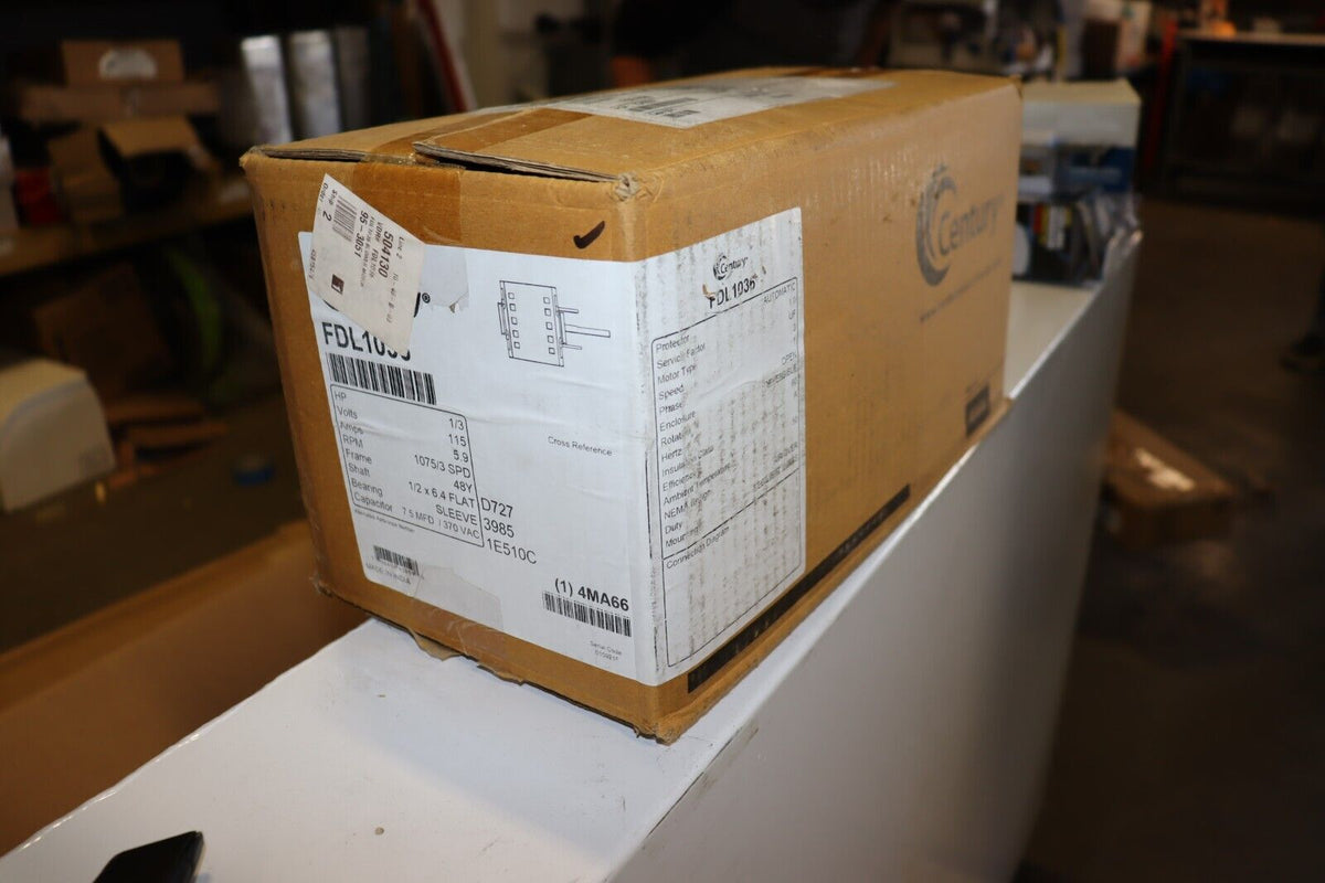 CENTURY FDL1036 Century Fdl1036 High Efficiency Indoor Blower Motor - Northside Material Brokers