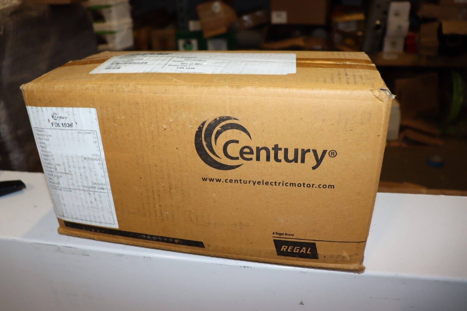 CENTURY FDL1036 Century Fdl1036 High Efficiency Indoor Blower Motor - Northside Material Brokers