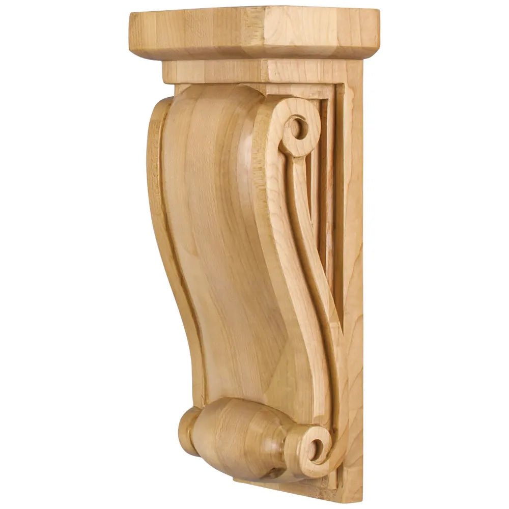 Cherry Neo Gothic Corbel 4-1/2" W x 3" D x 10" H COR17-1CH - Northside Material Brokers