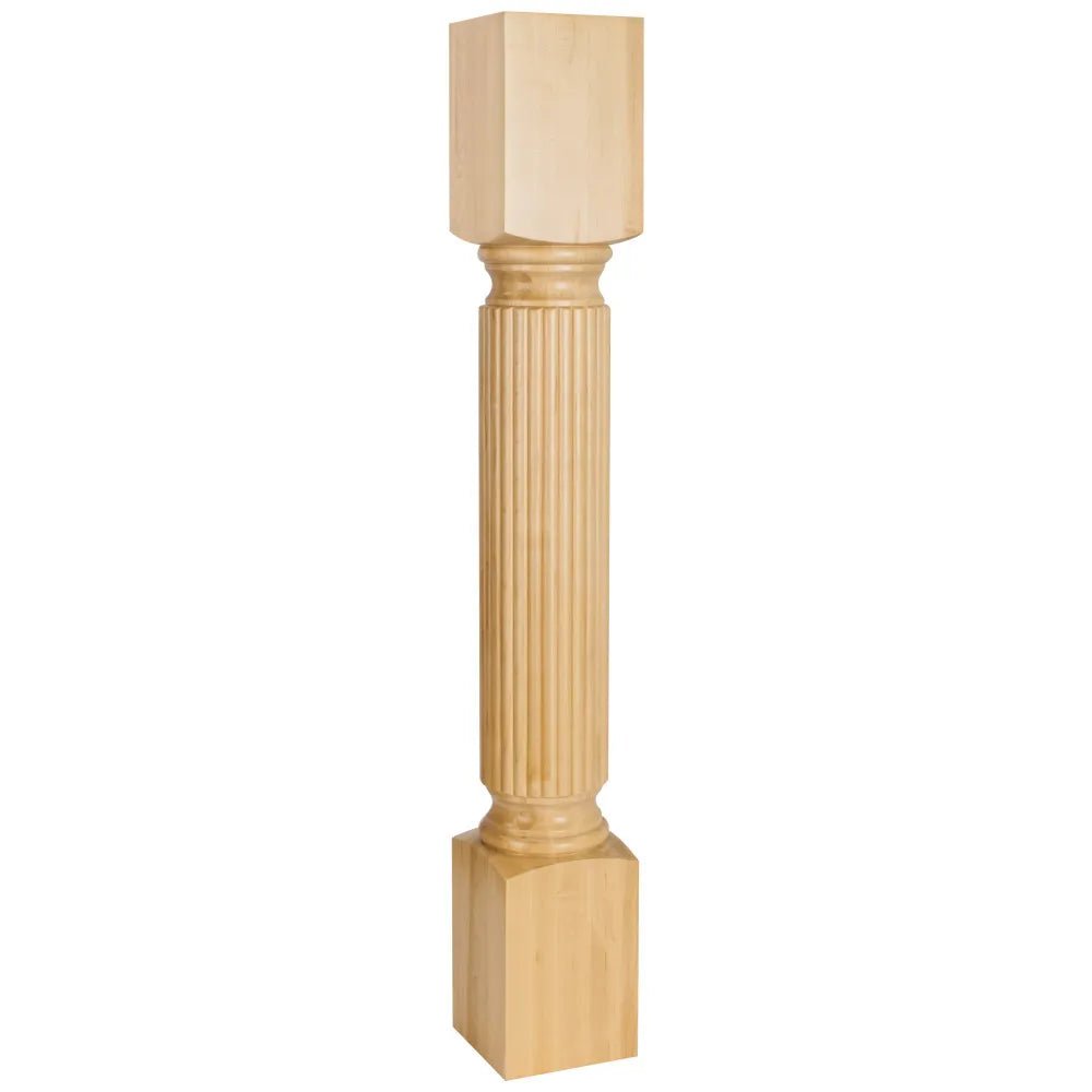 Cherry Reed Post 5" W x 5" D x 35-1/2" H P20CH - Northside Material Brokers