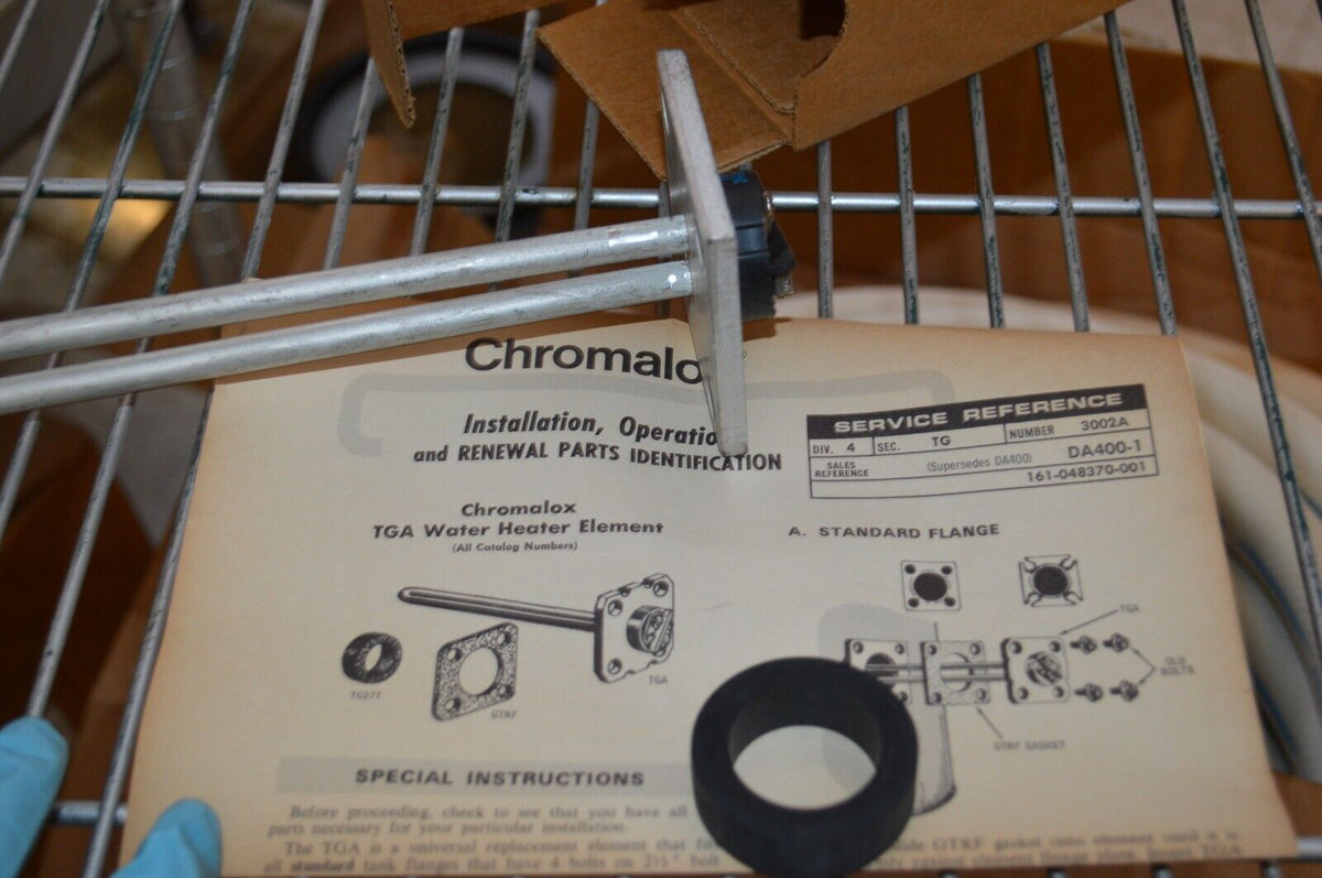 Chromalox Heating element , TGA element, TGA-1157 - Northside Material Brokers