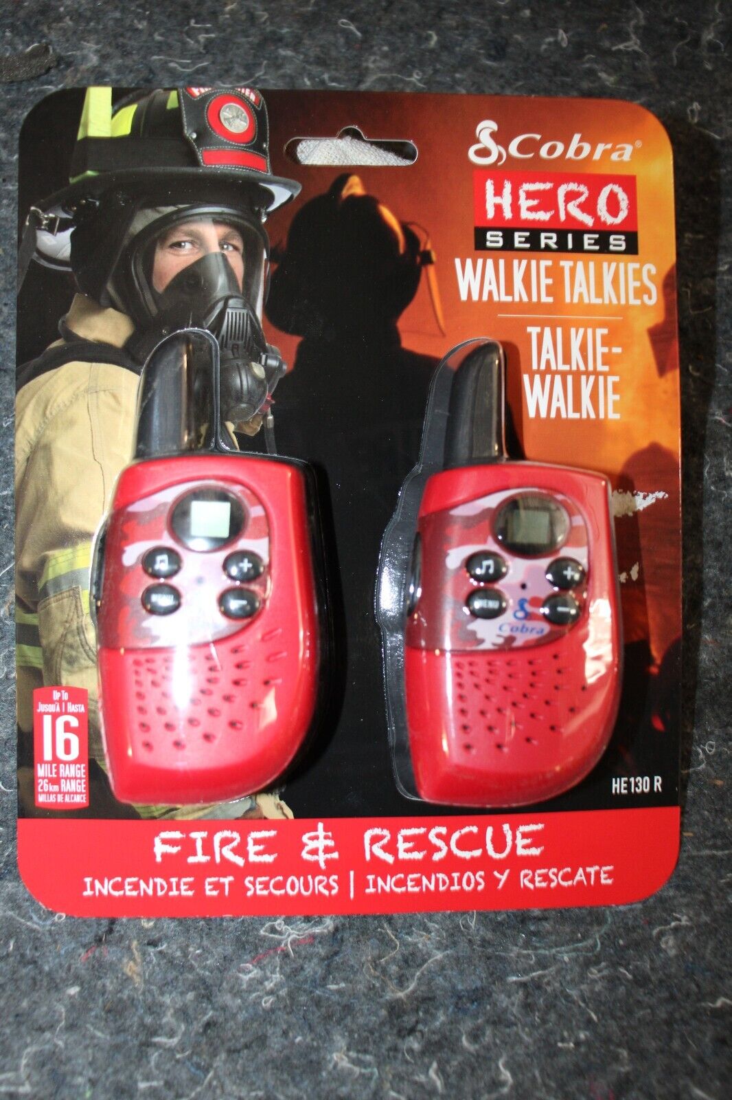 COBRA HERO SERIES WALKIE TALKIES, 2 PACK - Northside Material Brokers