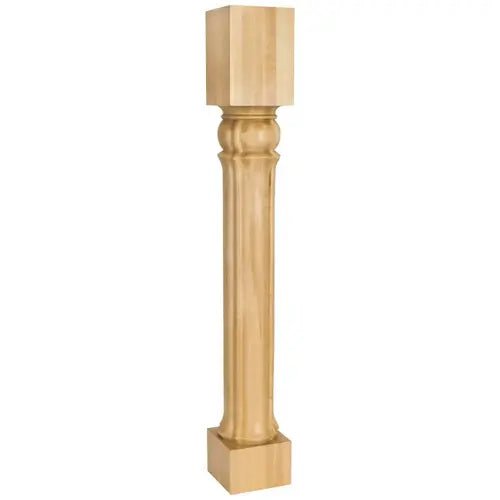 Columnar Art Nouveau Post 3-1/2" W x 3-1/2" D x 35-1/2" H P67-ALD - Northside Material Brokers