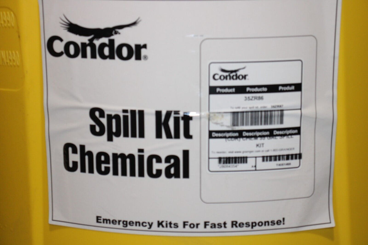 CONDOR 32 GALLON CHEMICAL SPILL KIT - Northside Material Brokers