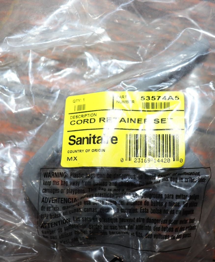 Cord Retainer Wrap Set fits Sanitaire Traditon Upright Models, 53574A5 - Northside Material Brokers