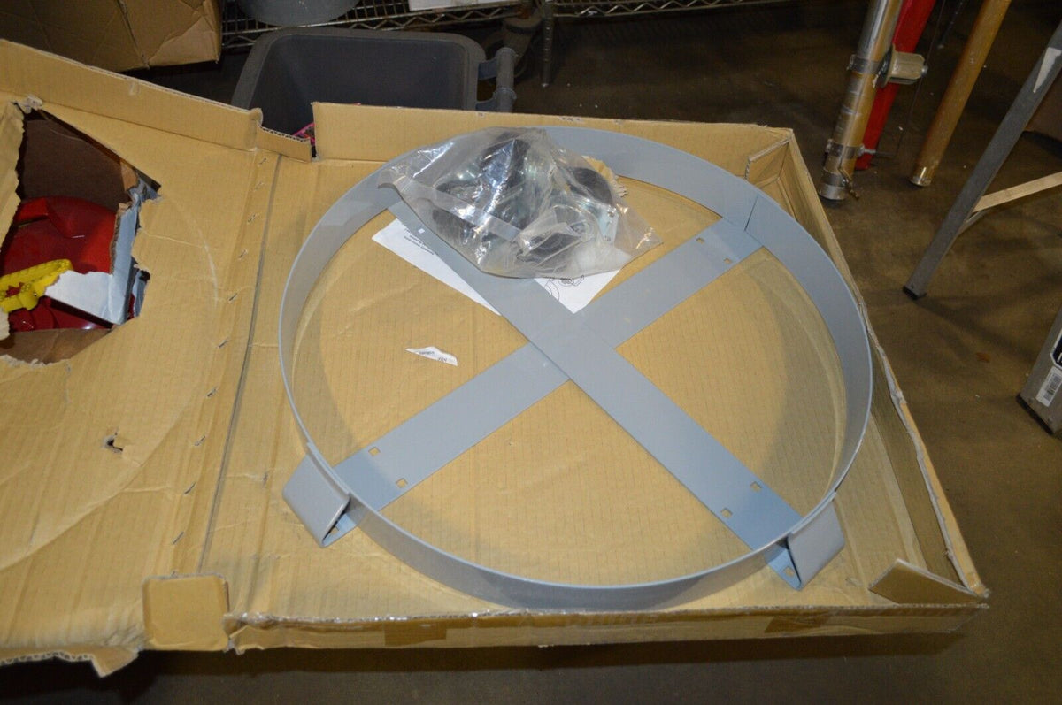 Cross-Brace Drum Dolly with Support Ring: 1,000 lb Load Capacity - Northside Material Brokers
