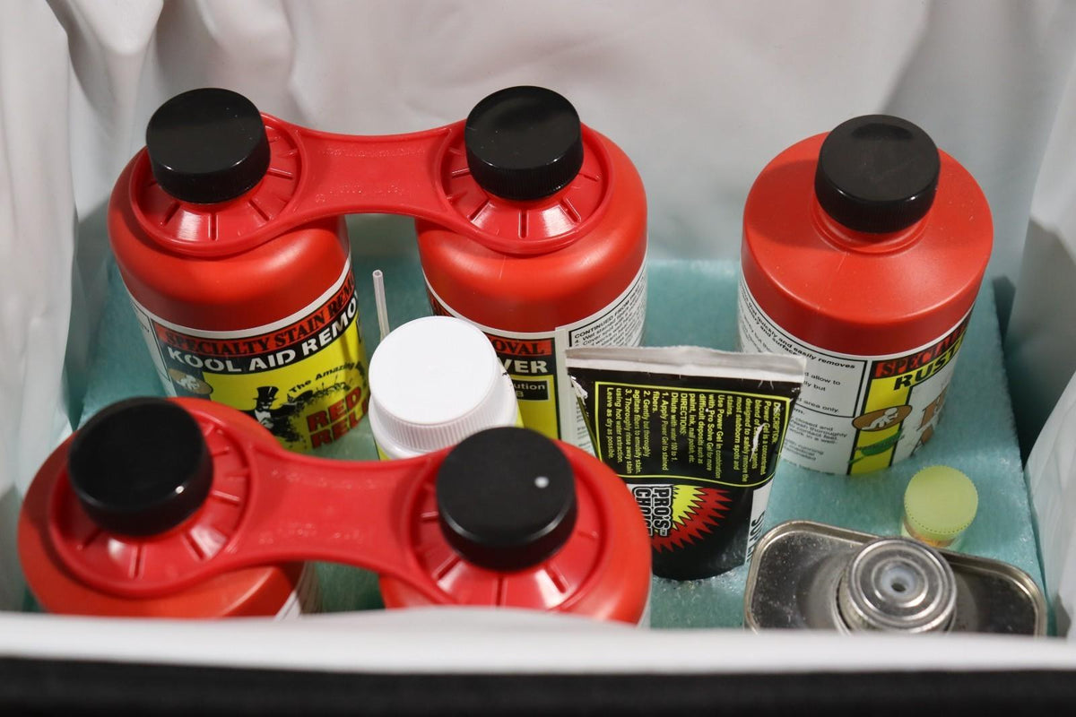 CTI Pro's Choice 11 Piece Stain Removal Kit 4020, w/ Travel Case - Northside Material Brokers