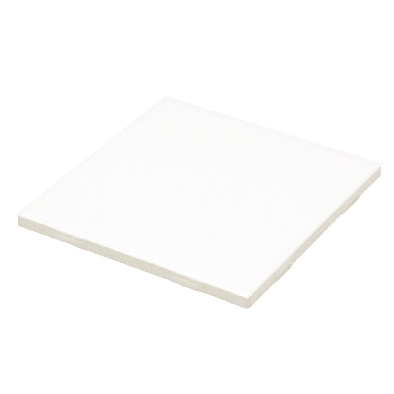 Daltile 0100 4-1/4" x 4-1/4" White Wall Tile, Ceramic, Semi-Gloss, 12.50 Sq Ft / Box - Northside Material Brokers