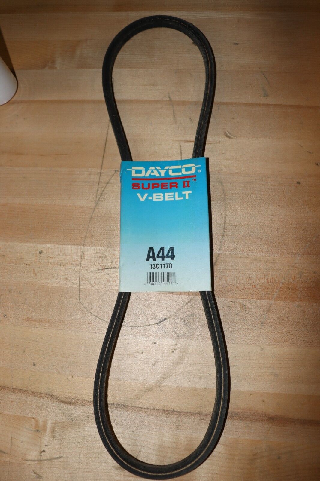 Dayco V-Belt: A44, 46 in Outside Lg, 1/2 in Top Wd, 5/16 in Thick - Northside Material Brokers