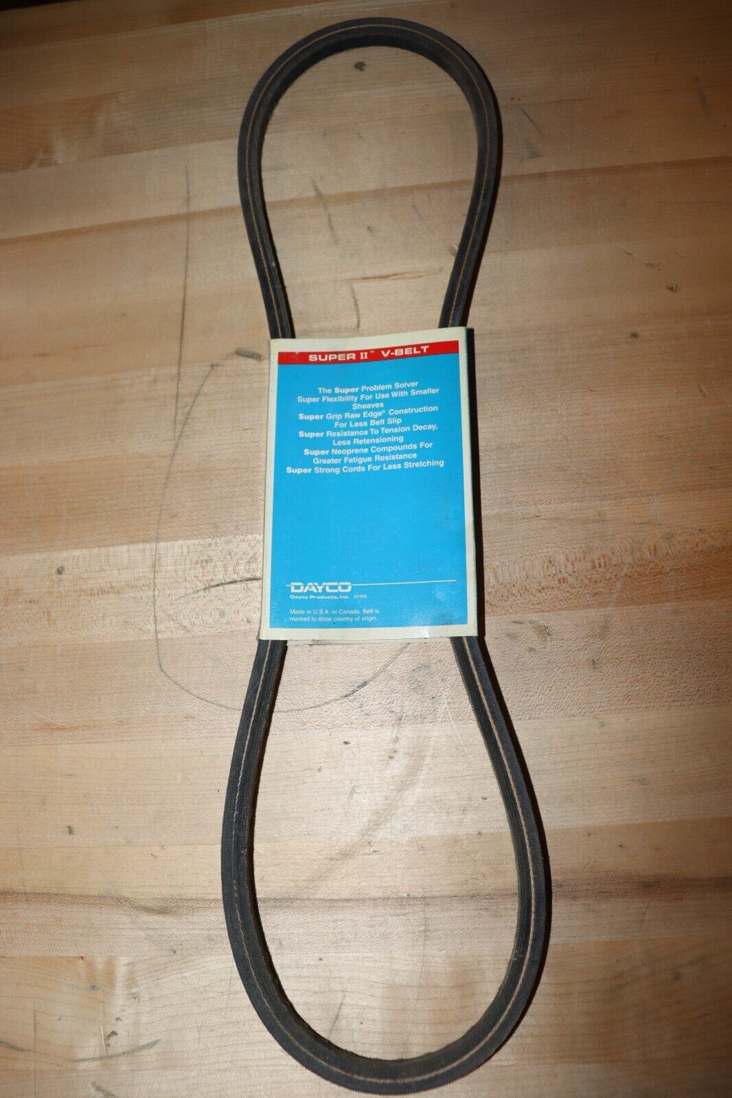 Dayco V-Belt: A44, 46 in Outside Lg, 1/2 in Top Wd, 5/16 in Thick - Northside Material Brokers