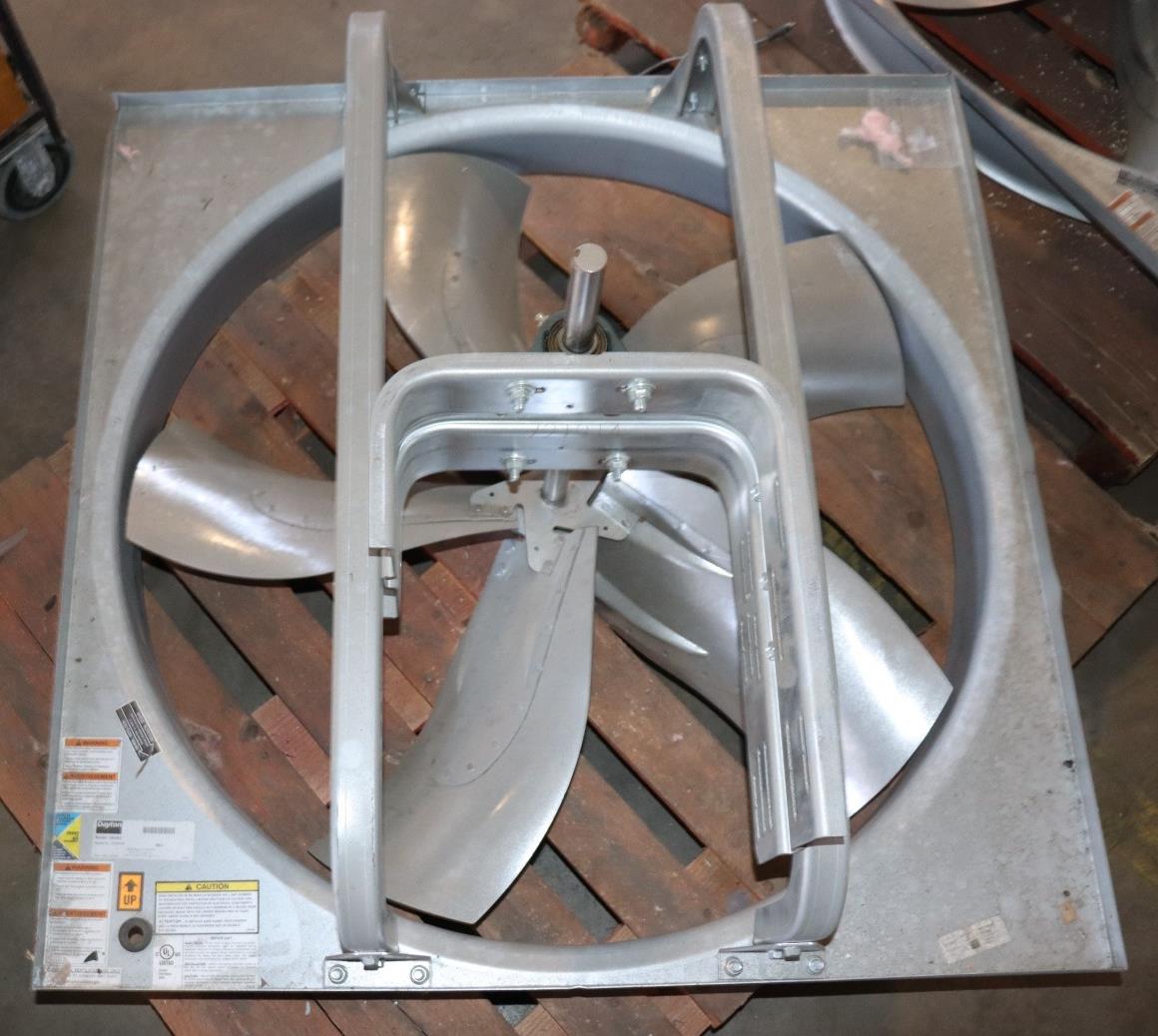 Dayton 1AHA3 Exhaust Fan, 36 In, w/o Motor, Alloy Steel - Northside Material Brokers