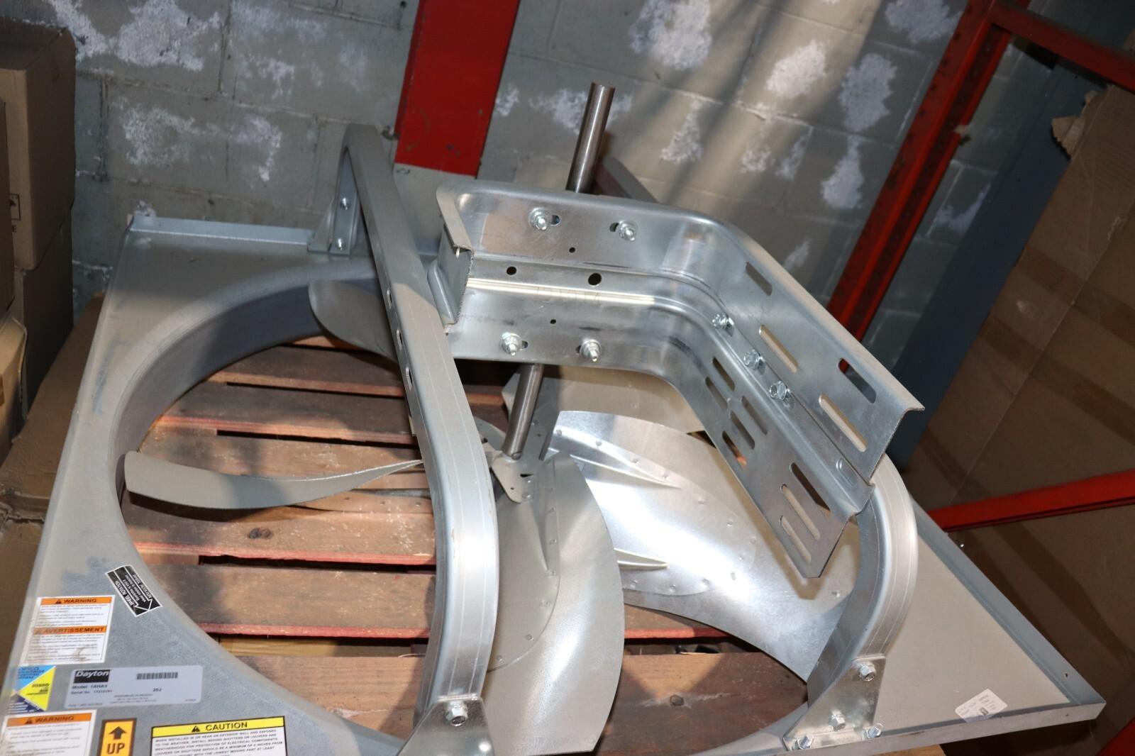 Dayton 1AHA3 Exhaust Fan, 36 In, w/o Motor, Alloy Steel - Northside Material Brokers