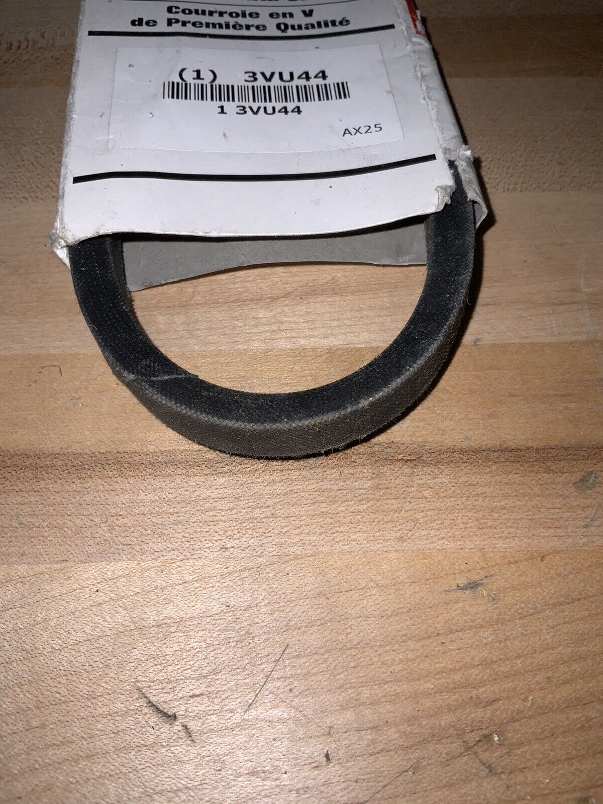 DAYTON Cogged V-Belt: 27 in Outside Lg, 1/2 in Top Wd, 5/16 in Thick, 3VU44 - Northside Material Brokers