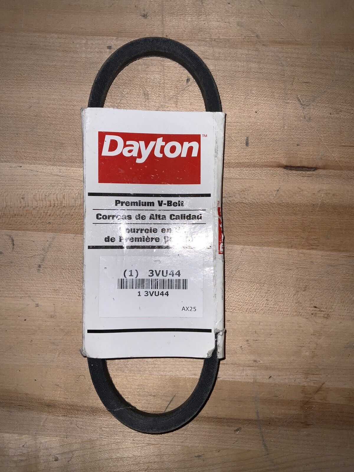 DAYTON Cogged V-Belt: 27 in Outside Lg, 1/2 in Top Wd, 5/16 in Thick, 3VU44 - Northside Material Brokers