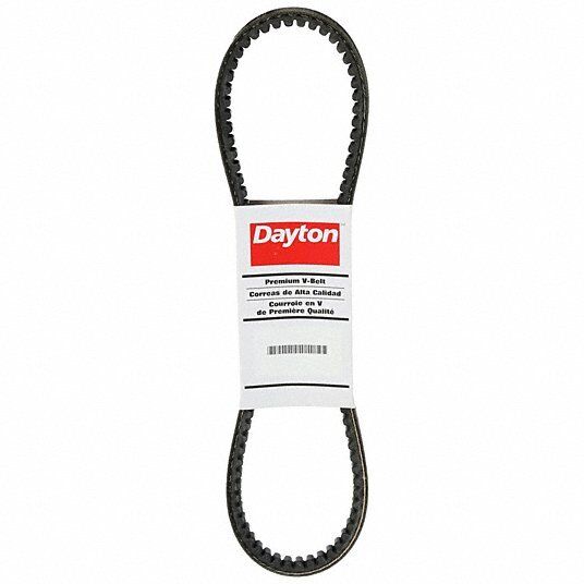DAYTON Cogged V-Belt: 39 in Outside Lg, 21/32 in Top Wd, 13/32 in Thick, 6A123 - Northside Material Brokers