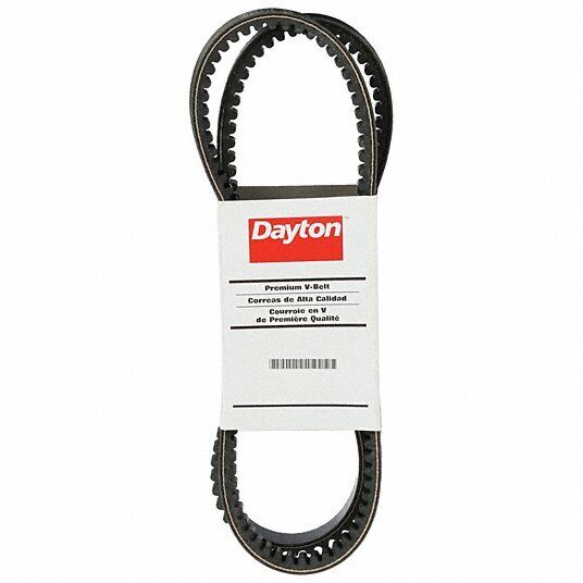 DAYTON Cogged V-Belt: 53 in Outside Lg, 21/32 in Top Wd, 13/32 in Thick, 6L268 - Northside Material Brokers