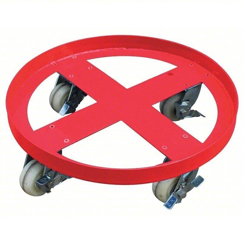 Dayton Drum Dolly 48J137 2,000 lb Load Capacity, Red, NEW - Northside Material Brokers