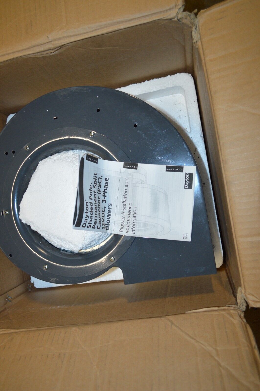 Dayton OEM Blower, Blower Outlet Shape Rectangular, Wheel Diameter 8 1/4 - Northside Material Brokers