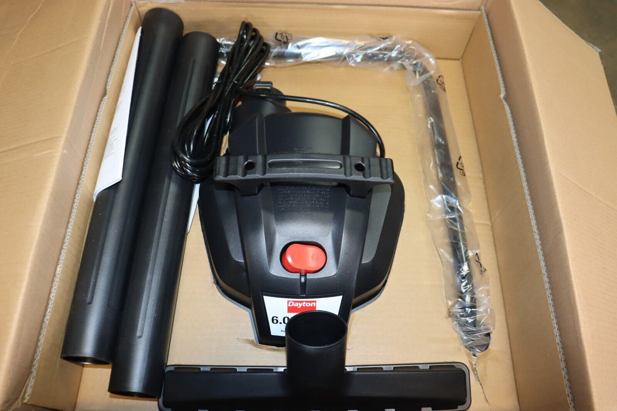 DAYTON Shop Vacuum: 16 gal Tank Size, Stainless Steel, 61HV87 - Northside Material Brokers
