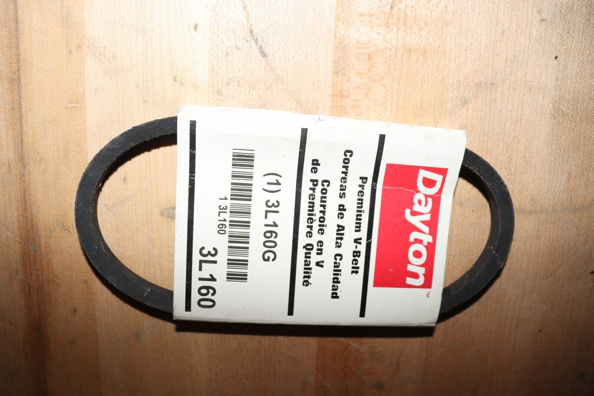 DAYTON V-Belt: 3L160, 16 in Outside Lg, 3/8 in Top Wd, 7/32 in Thick - Northside Material Brokers