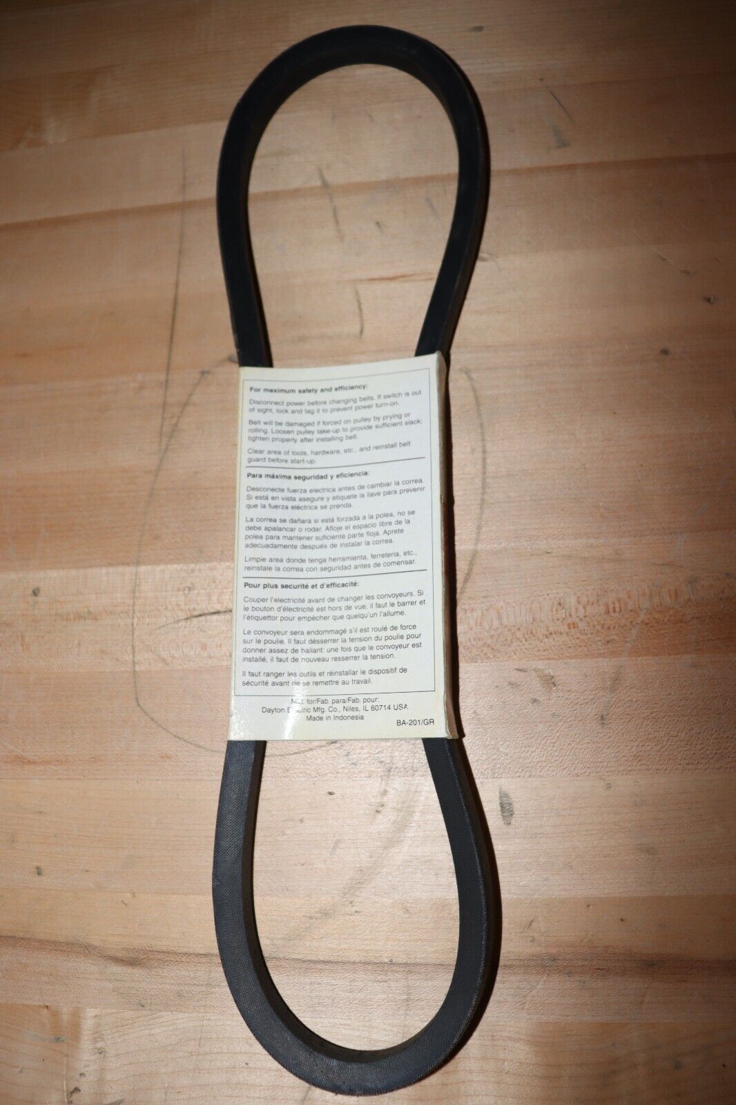DAYTON V-Belt: 41 in Outside Lg, 21/32 in Top Wd, 13/32 in Thick, 3X635 - Northside Material Brokers
