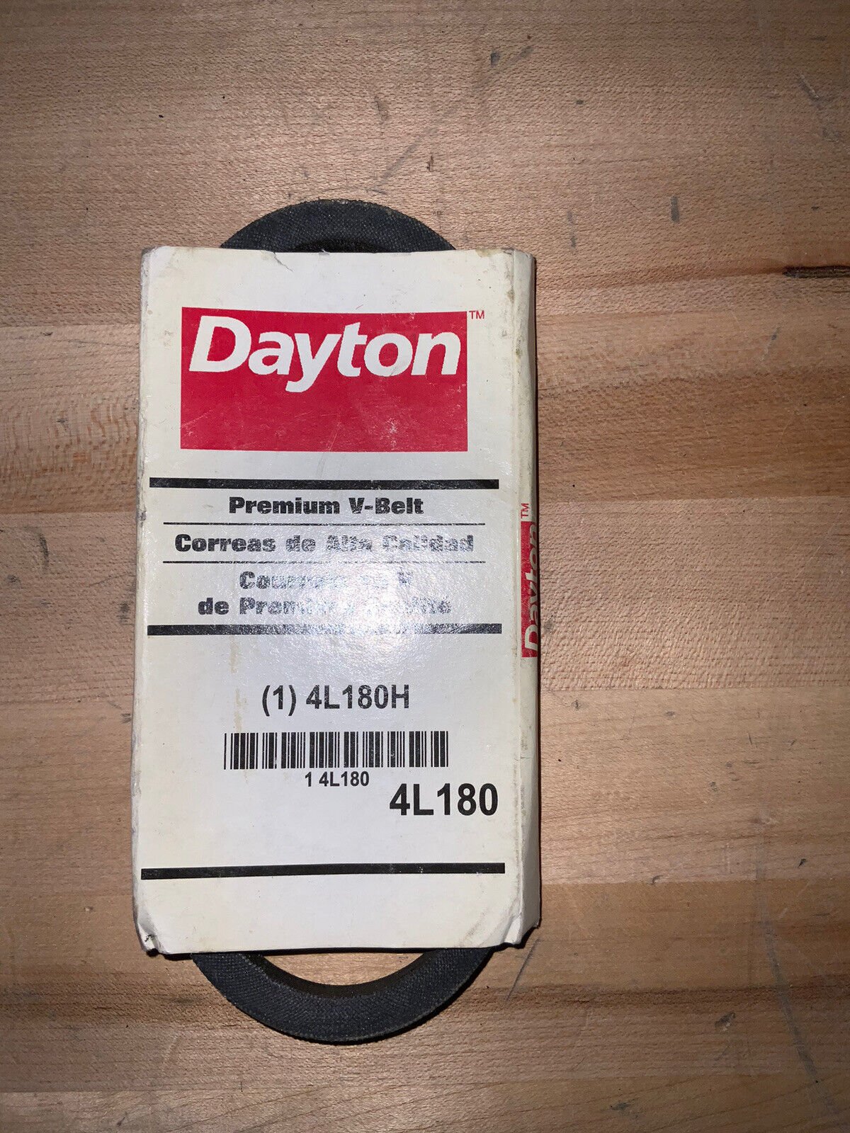 DAYTON V-Belt: 4L180, 18 in Outside Lg, 1/2 in Top Wd, 5/16 in Thick, 4L180 - Northside Material Brokers
