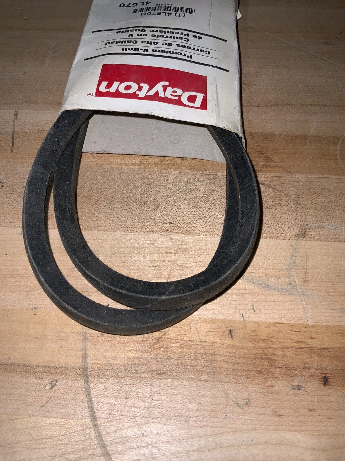 DAYTON V-Belt: 4L670, 67 in Outside Lg, 1/2 in Top Wd, 5/16 in Thick, 4L670 - Northside Material Brokers