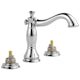 Delta Chrome Two Handle Wide-Spread Bathroom Faucet, Cassidy 3597LF-MPU-LHP - Northside Material Brokers